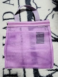 1pc Large Capacity Mesh Drawstring Cosmetic Bag Organizer Toiletry Body Shower Accessories Storage Bags Travel Handbags Swim Bag