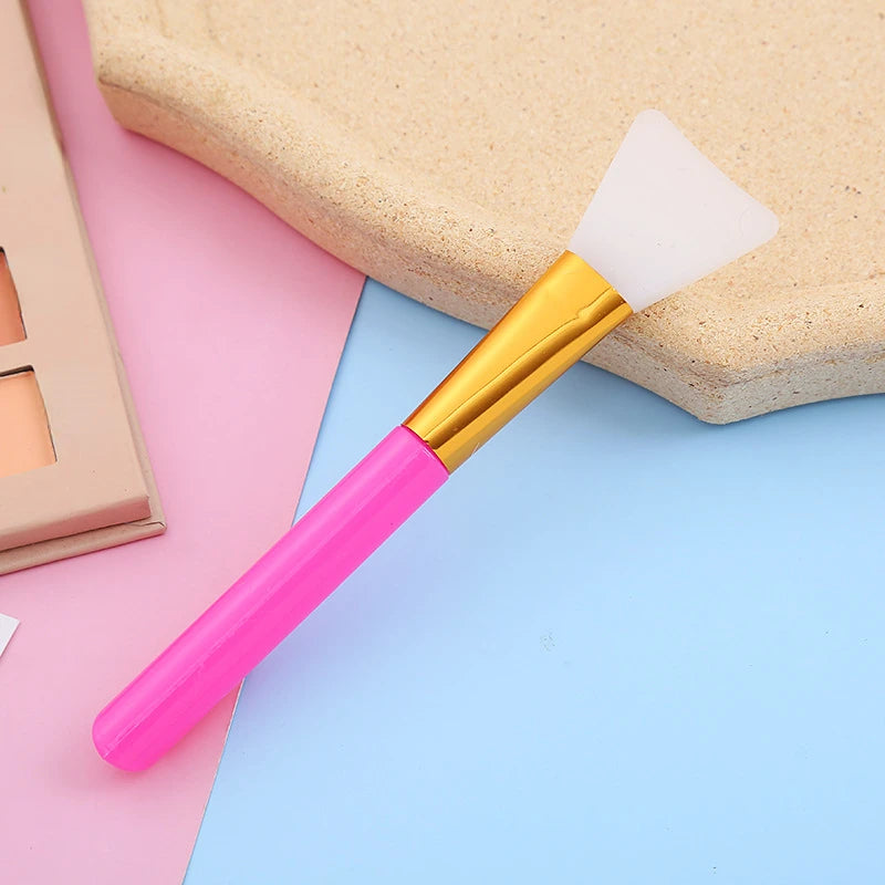 1PCS Color Silicone Mask Brush Flexible Facial Mud Applicator Body Lotion Cream Blending Cosmetics DIY Makeup Beauty Tools