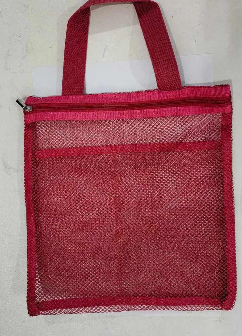 1pc Large Capacity Mesh Drawstring Cosmetic Bag Organizer Toiletry Body Shower Accessories Storage Bags Travel Handbags Swim Bag