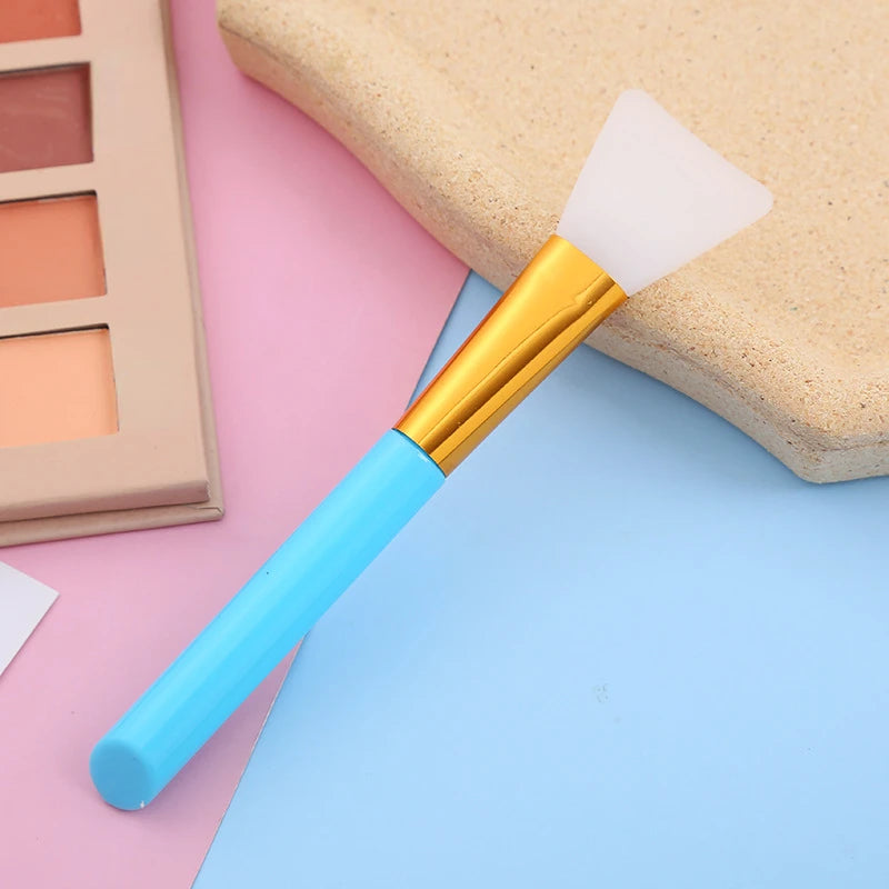 1PCS Color Silicone Mask Brush Flexible Facial Mud Applicator Body Lotion Cream Blending Cosmetics DIY Makeup Beauty Tools