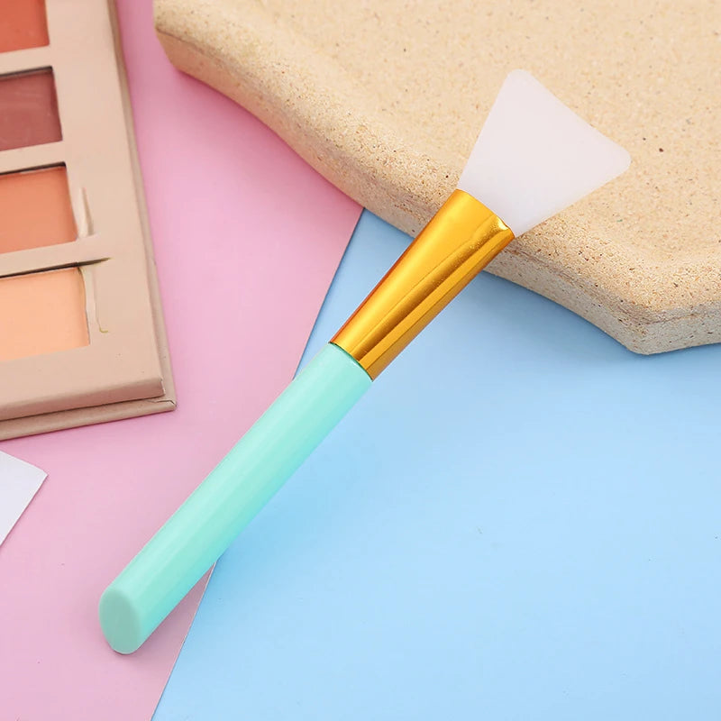 1PCS Color Silicone Mask Brush Flexible Facial Mud Applicator Body Lotion Cream Blending Cosmetics DIY Makeup Beauty Tools
