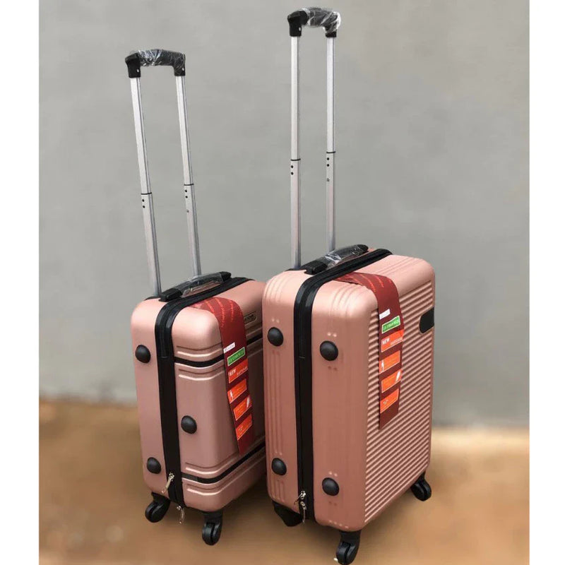 Kit 2 Malas de Viagem ABS 360° com Cadeado – BORDO + DESPACHO