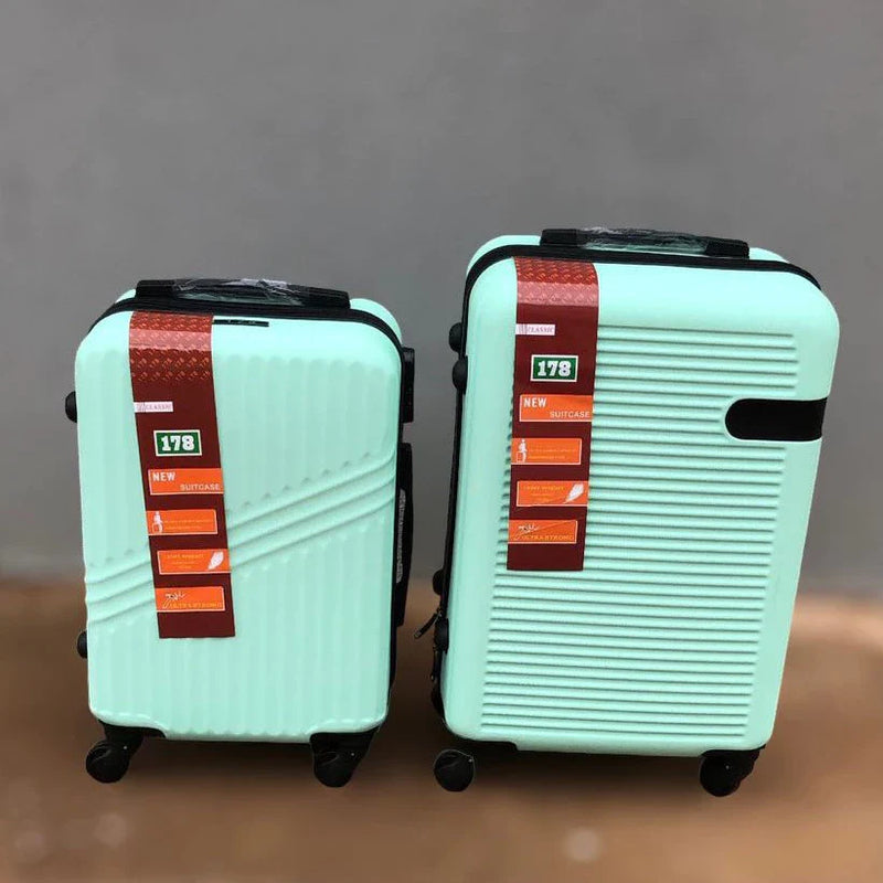 Kit 2 Malas de Viagem ABS 360° com Cadeado – BORDO + DESPACHO