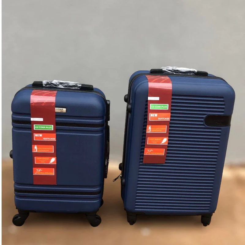 Kit 2 Malas de Viagem ABS 360° com Cadeado – BORDO + DESPACHO
