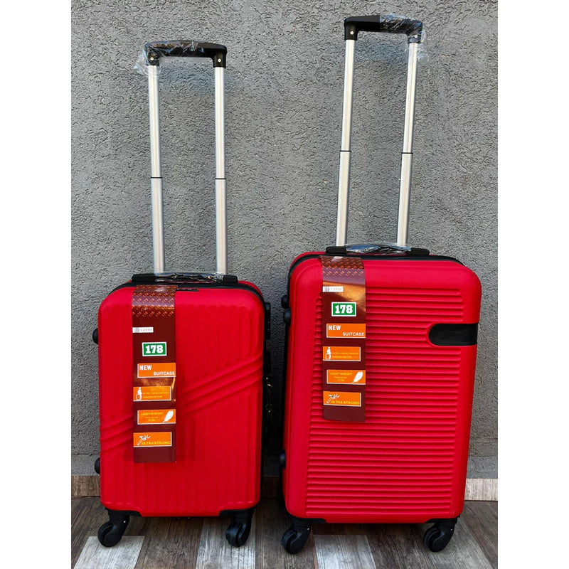 Kit 2 Malas de Viagem ABS 360° com Cadeado – BORDO + DESPACHO