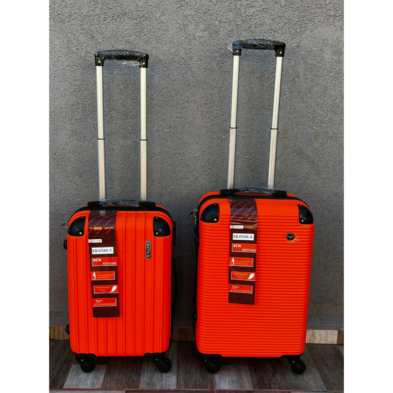 Kit 2 Malas de Viagem ABS 360° com Cadeado – BORDO + DESPACHO