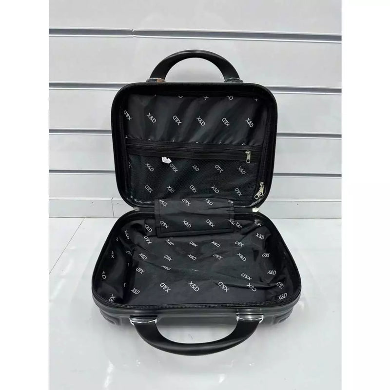 kit de Mala De Viagem 12KG 10 KG  8KG 4 Roda Gira 360 Grau Fibra + Frasqueira
