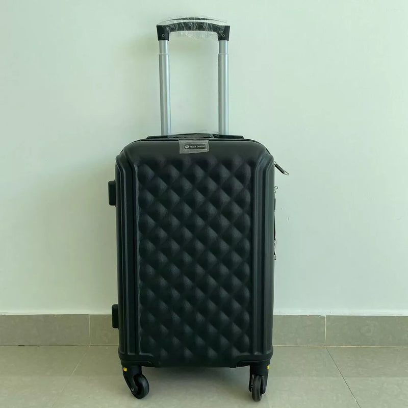 Mala de Bordo Premium 10KG com Rodinhas 360°, Cadeado e Zíper Duplo