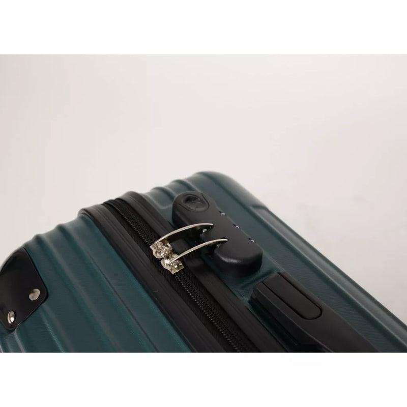 Mala de Bordo Premium 10KG com Rodinhas 360°, Cadeado e Zíper Duplo