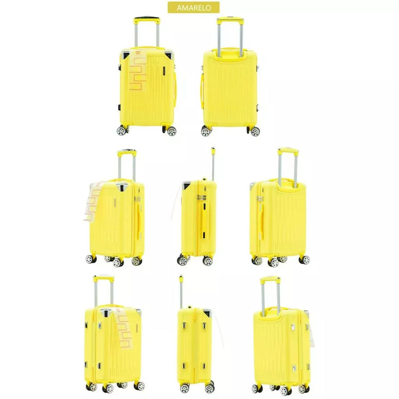 Mala De Viagem/Bordo 10KG,Nova Estilo  Camada Anti-Roubo,Rodas 360Grau