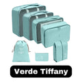 KIT Conjunto 7 Peças Organizador De Viagens Organizadoras Para Malas Bolsa
