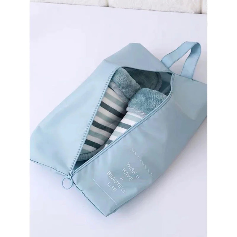 KIT Conjunto 7 Peças Organizador De Viagens Organizadoras Para Malas Bolsa